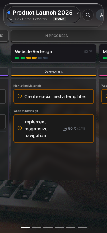Board-Workflow-Einstellungen (Mobile)